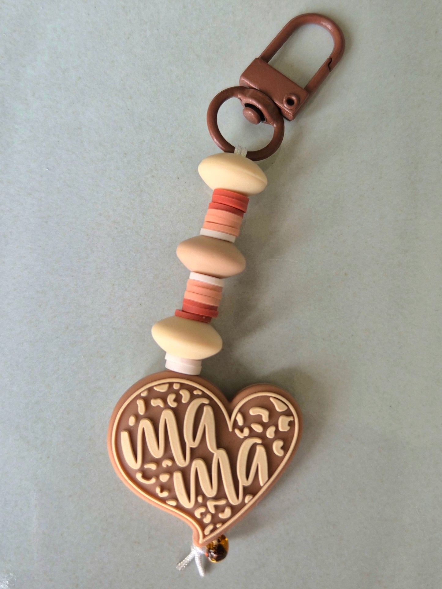 "I Heart Mama" Keychain / Zip Puller