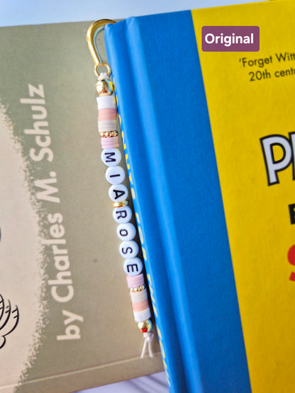 Personalised Bookmark in a book