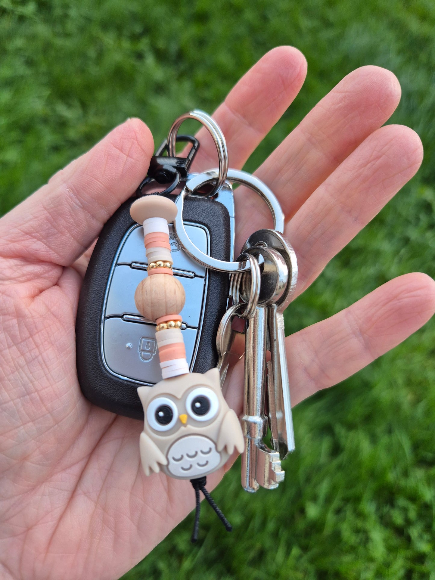 "Charming Owl" Keychain / Zip Puller / Bag Charm