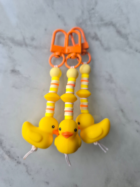 "Rubber Ducky" Keychain / Zip Puller / Bag Charm