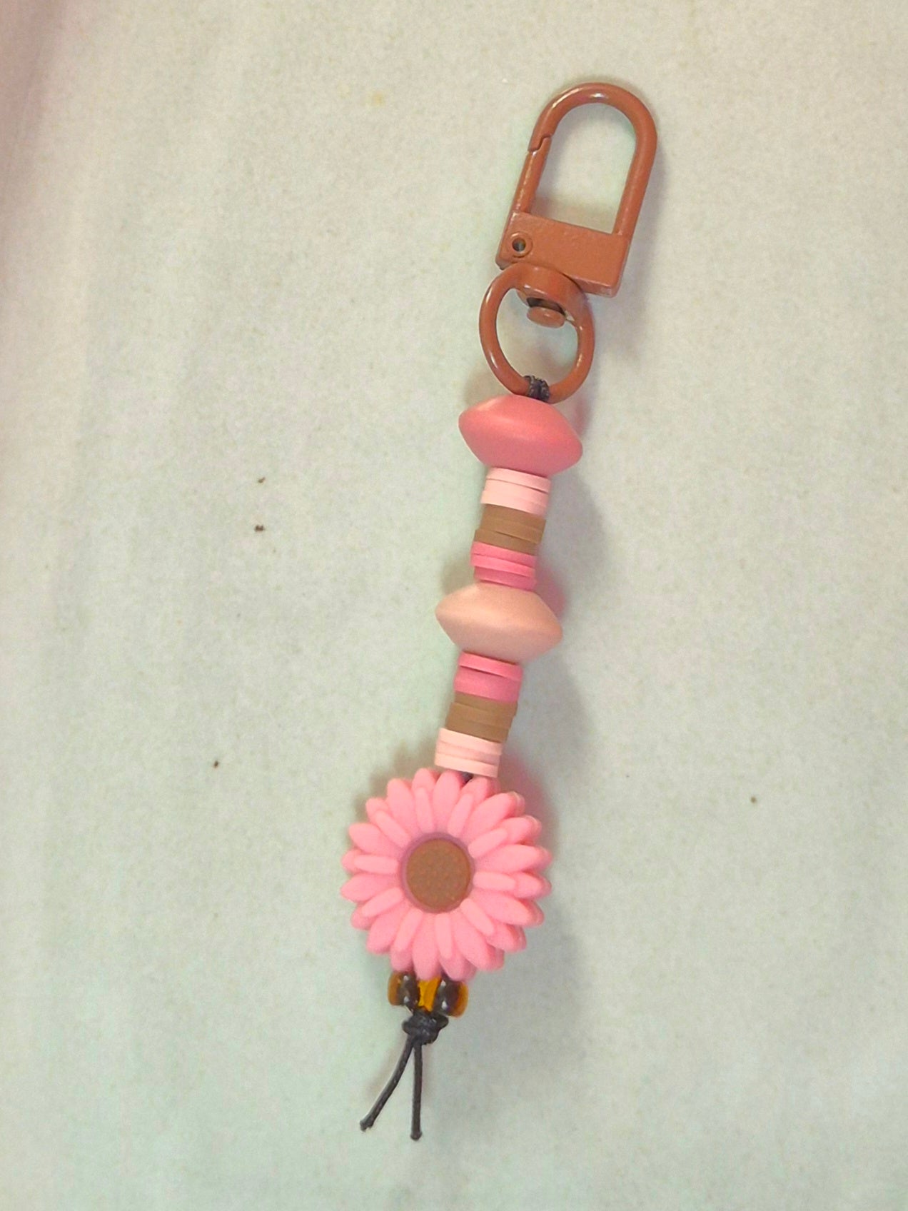 Daisy Keychain / Zip Puller