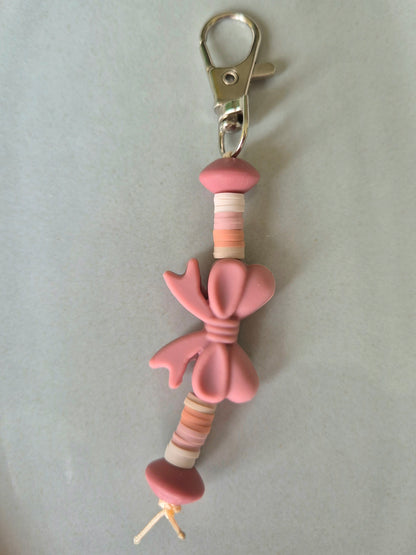 "Bow-tiful" Keychain / Zip Puller