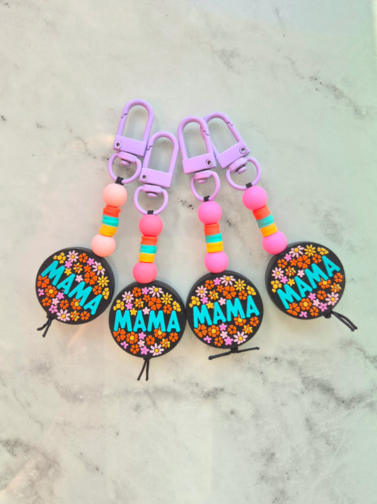 "The Hippy Mama" Keychain / Zip Puller